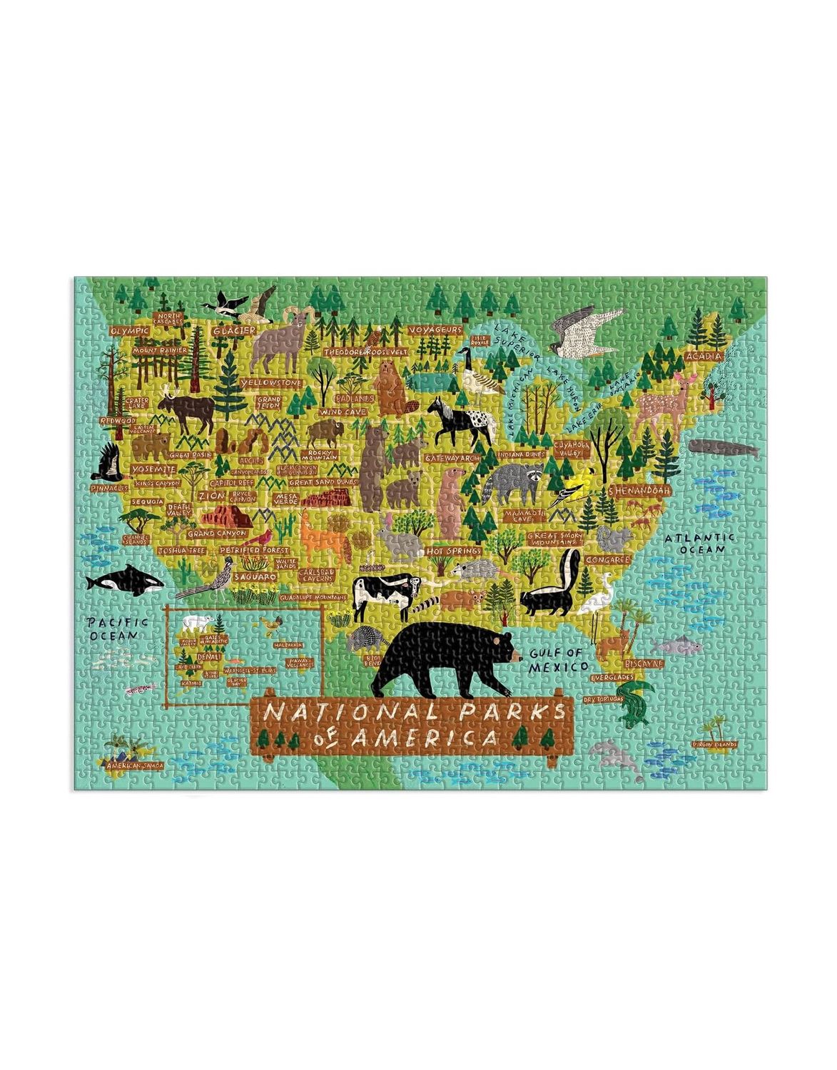 National Parks Of America 1000 Piece Puzzle