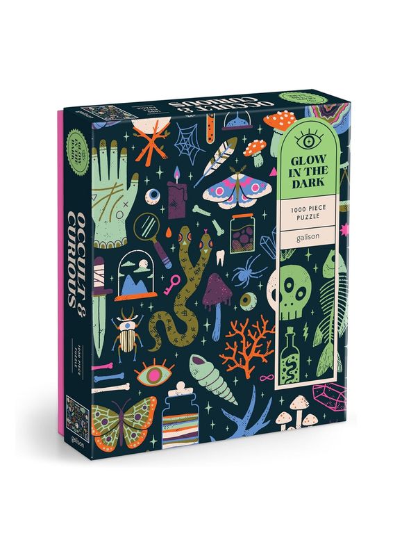 Occult And Curious Glow In The Dark 1000 Piece Puzzle