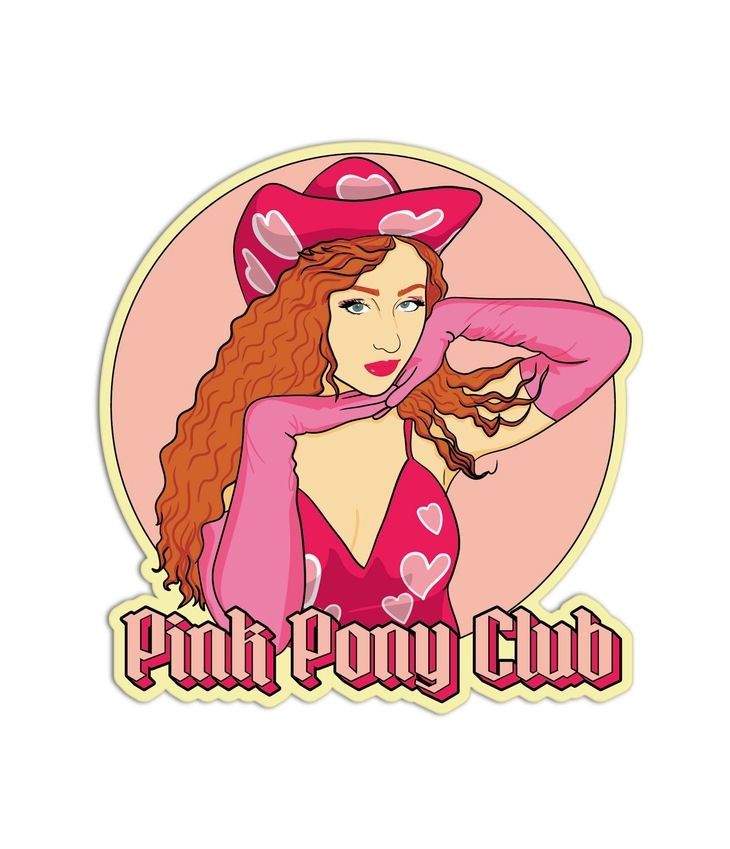 Chappell Roan Pink Pony Club Sticker