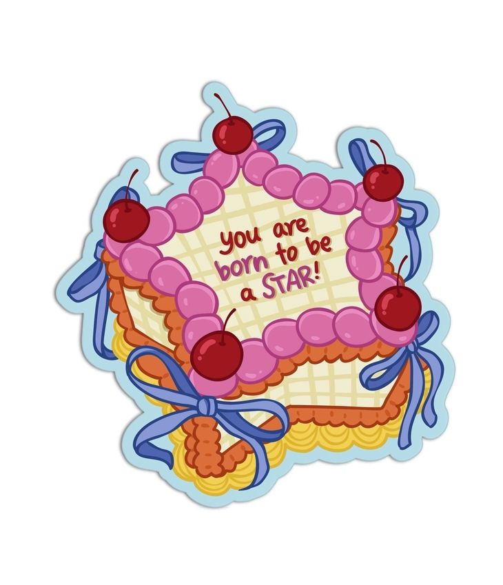 Born To Be A Star Sticker