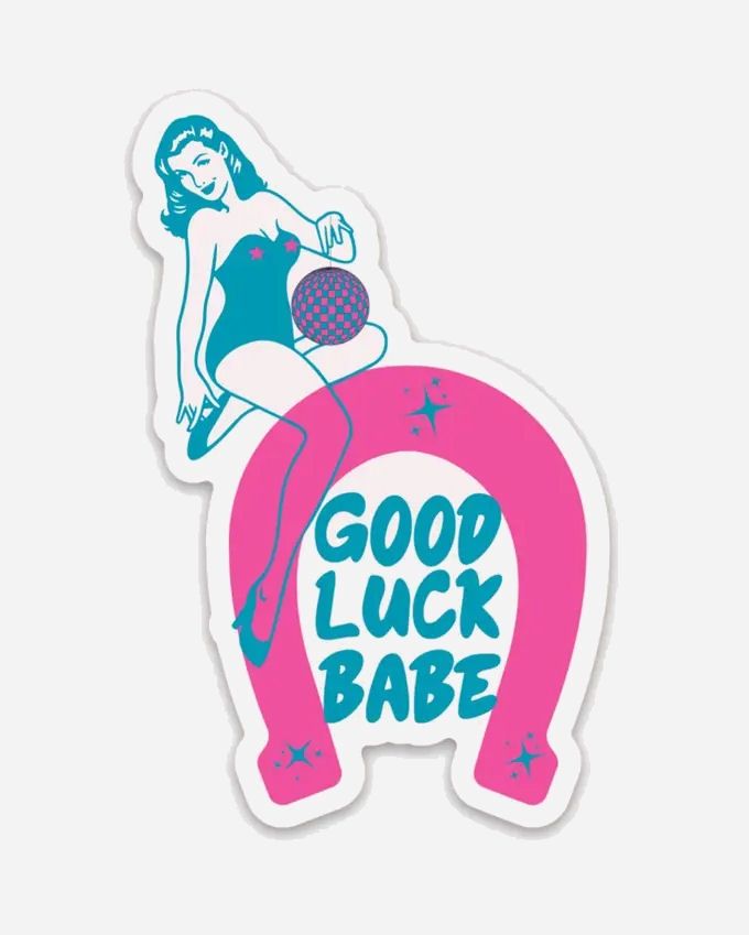 Good Luck Babe Chappell Roan Cowgirl Sticker