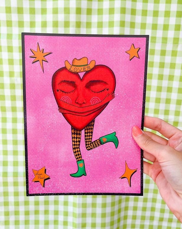 Western Lover Mini Art Print