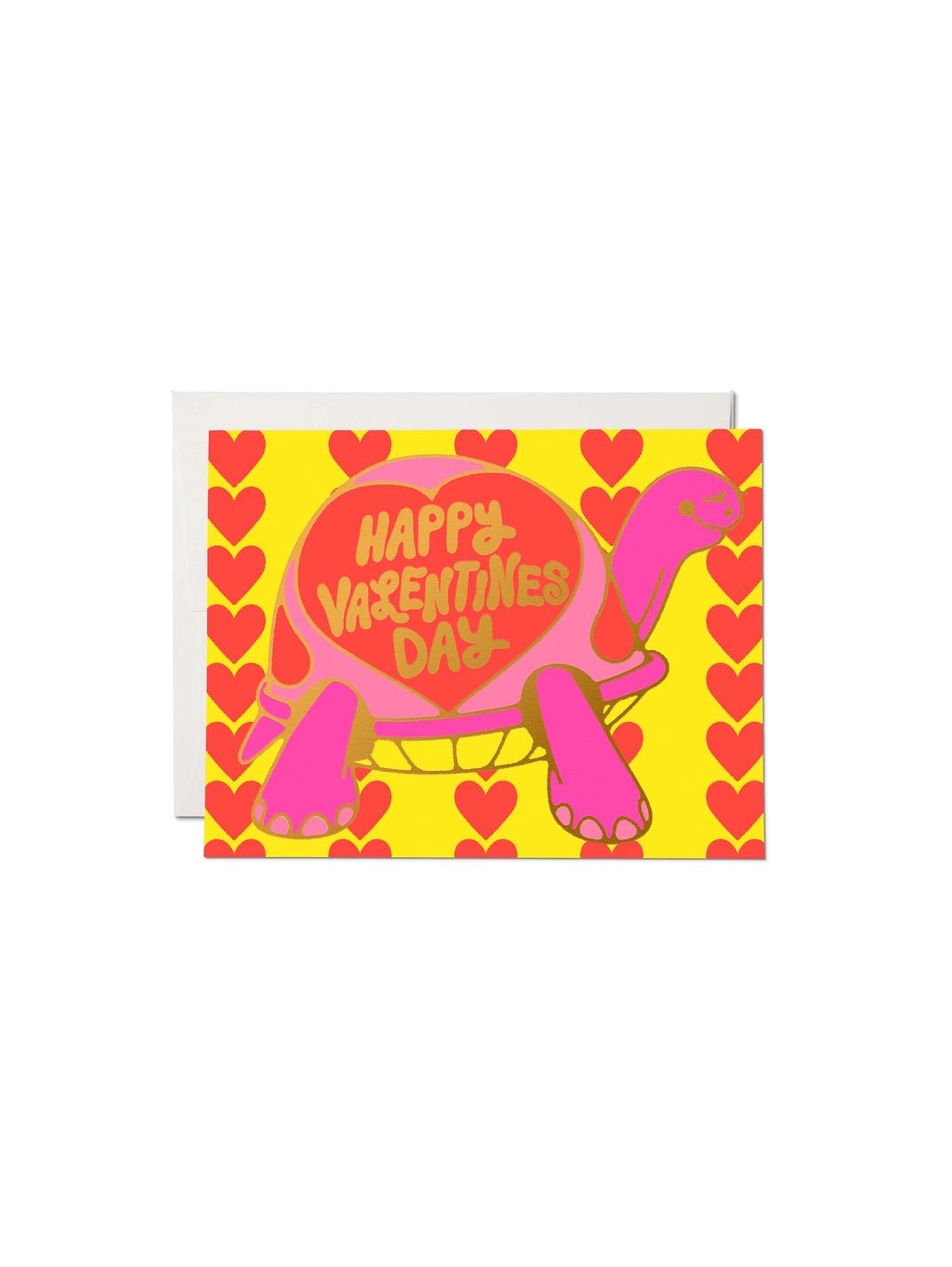 Happy Valentines Turtle Greetings Card