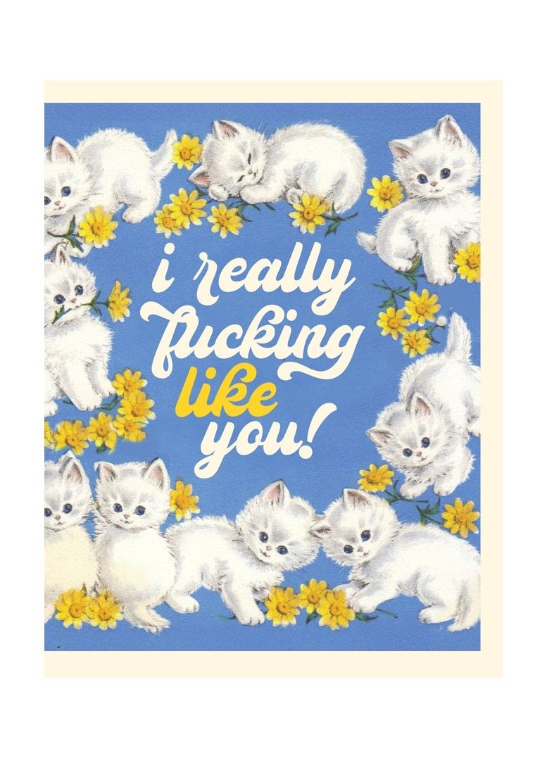 I Really Fucking Like You! Card