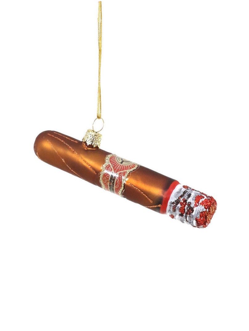 Cigar Glass Ornament
