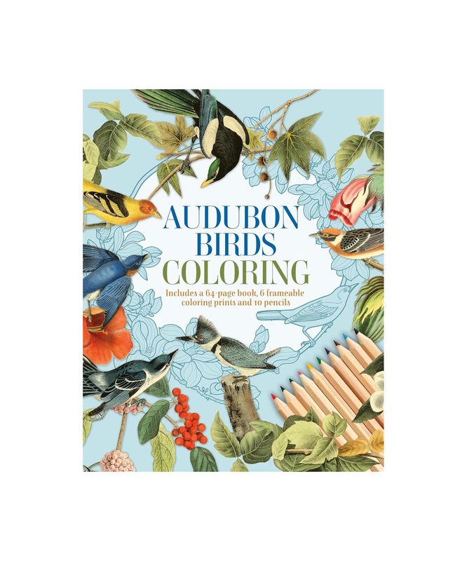 Audubon Birds Coloring Book Set