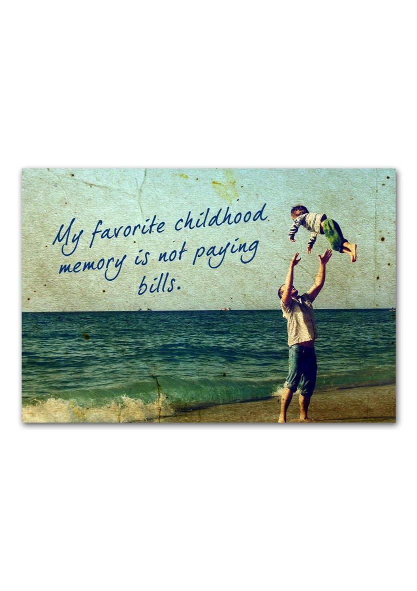 My Favorite Childhood Memory Is Not Paying Bills Magnets