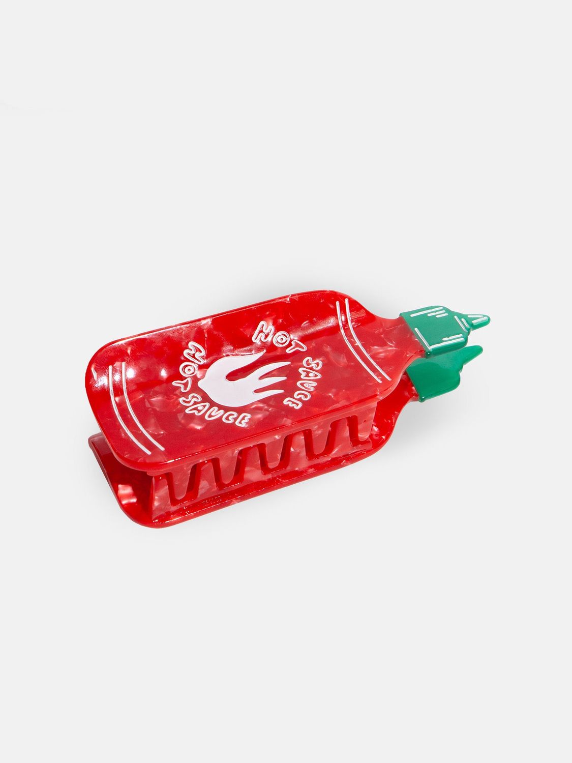 Sriracha Hot Sauce Hair Claw Clip