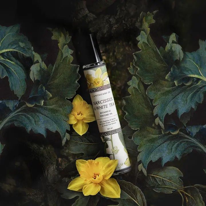Botanica Narcissus And White Tea Perfume Oil Roller