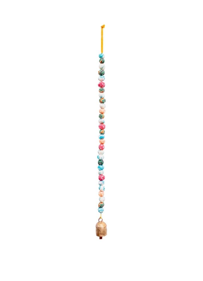 Thirty Fabric Balls And Bell