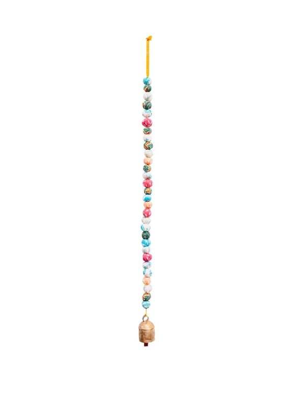 Thirty Fabric Balls And Bell