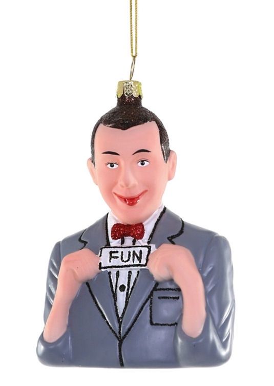 Pee-Wee Herman Glass Ornament