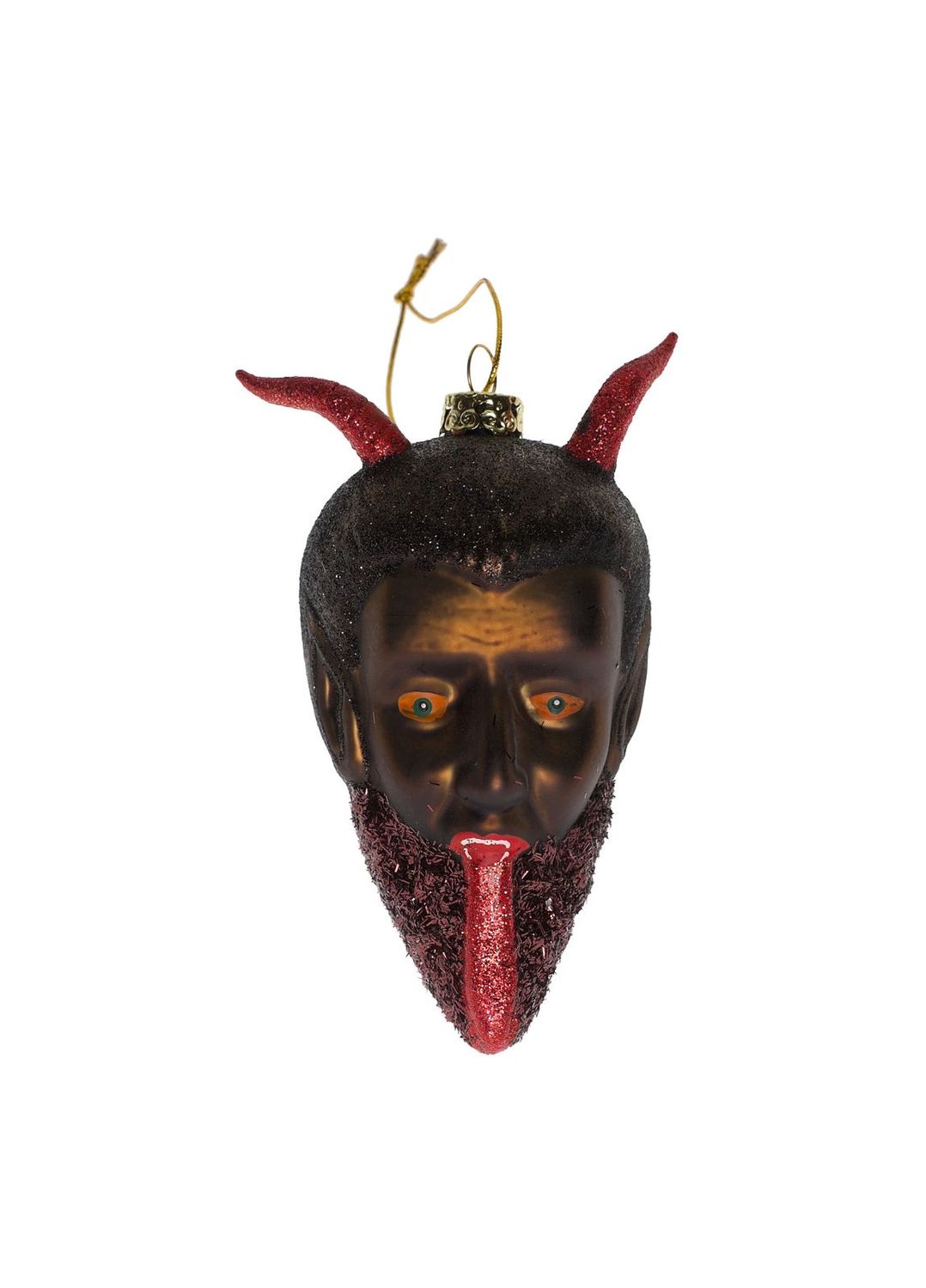 Krampus Glass Ornament