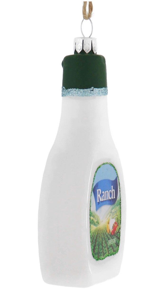 Ranch Dressing Glass Ornament