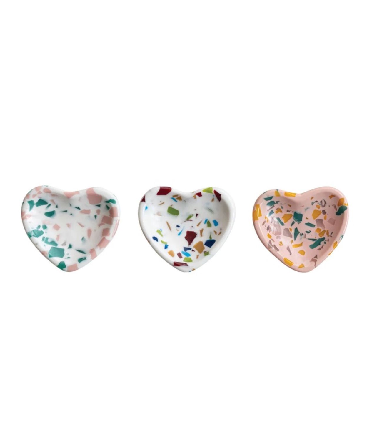 Assorted Mini Resin Heart Dish