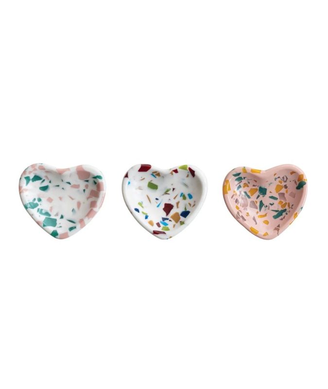 Assorted Mini Resin Heart Dish