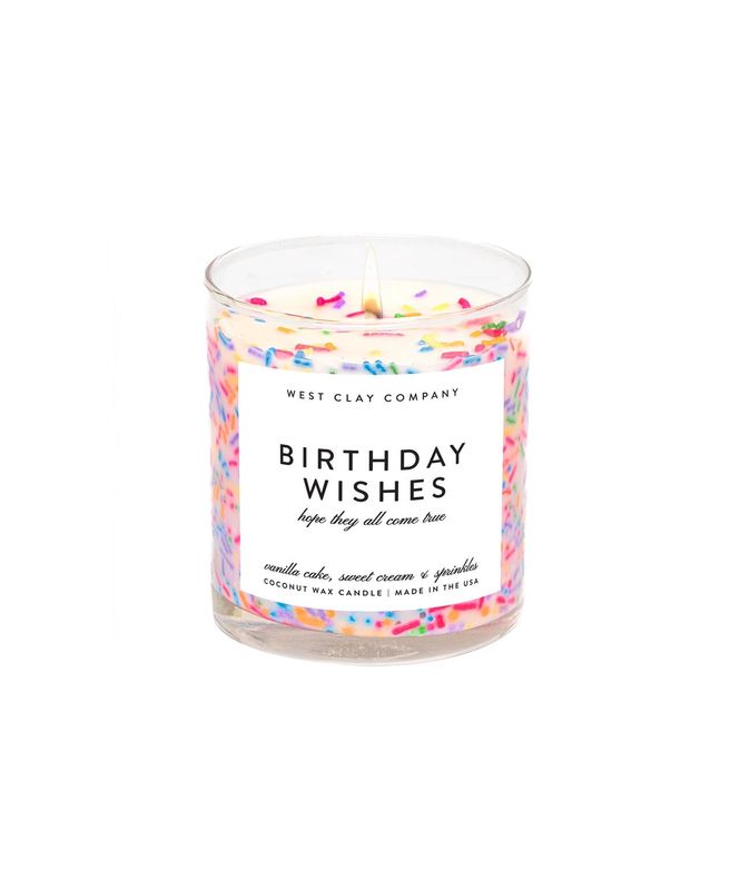 Birthday Wishes Sprinkle Vanilla Candle