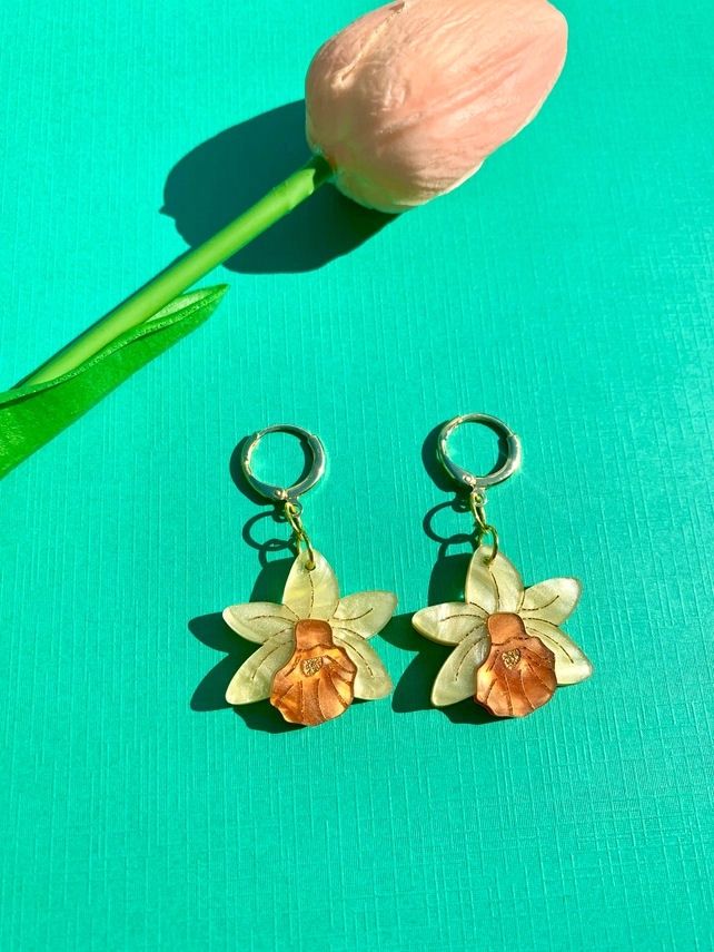Mini Daffodils Earrings