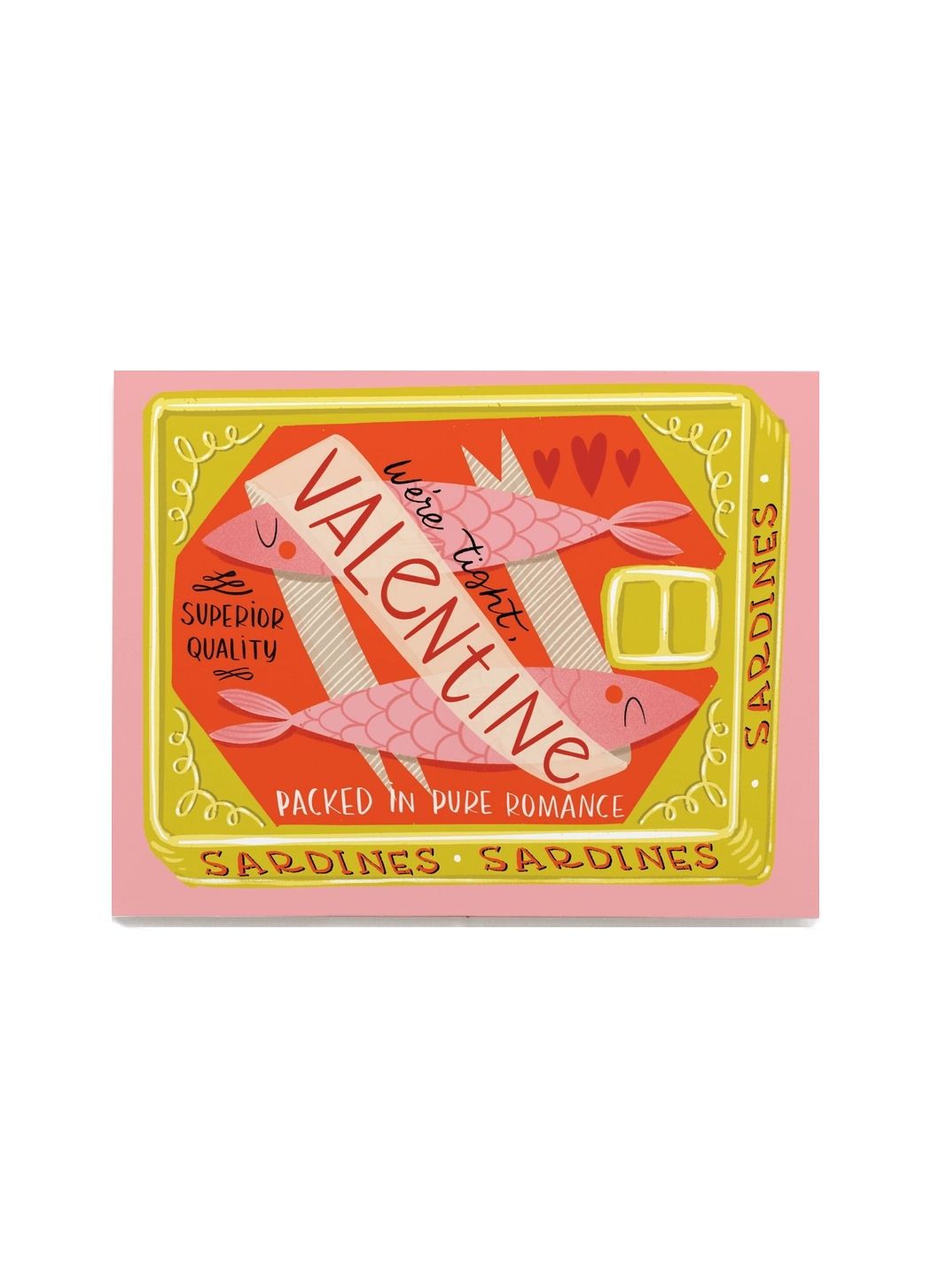 Sardine Valentines Day Card