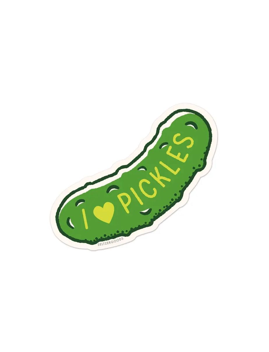 I Heart Pickles Sticker