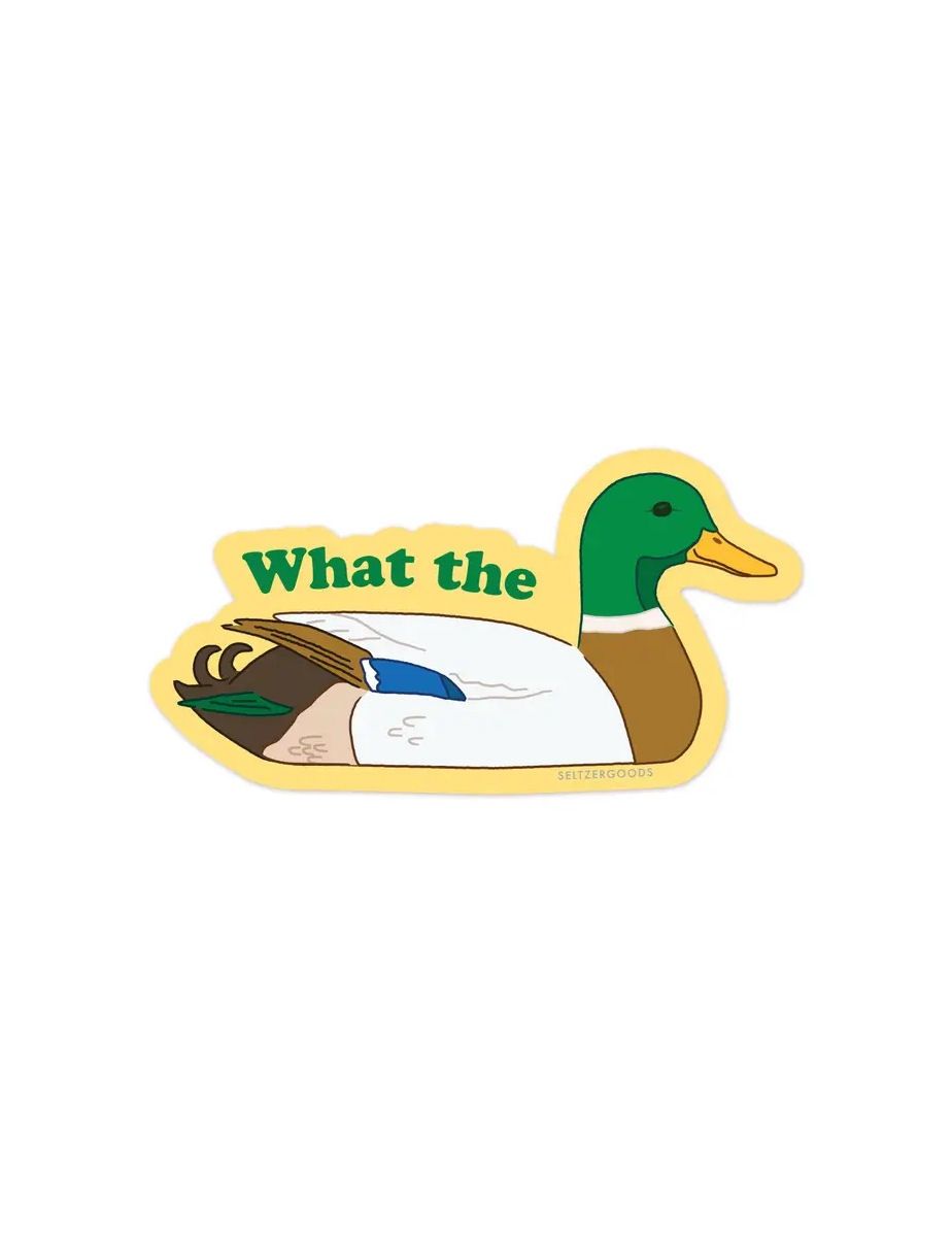 What The Duck Sticker