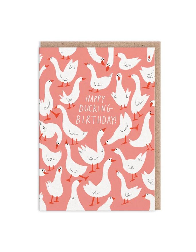 Happy Ducking Birthday Card