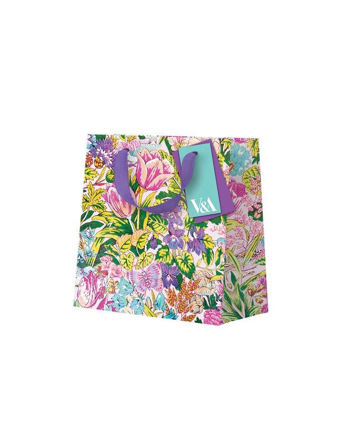 Neon Floral Mawson Tulip Butterfly Mini Gift Bag