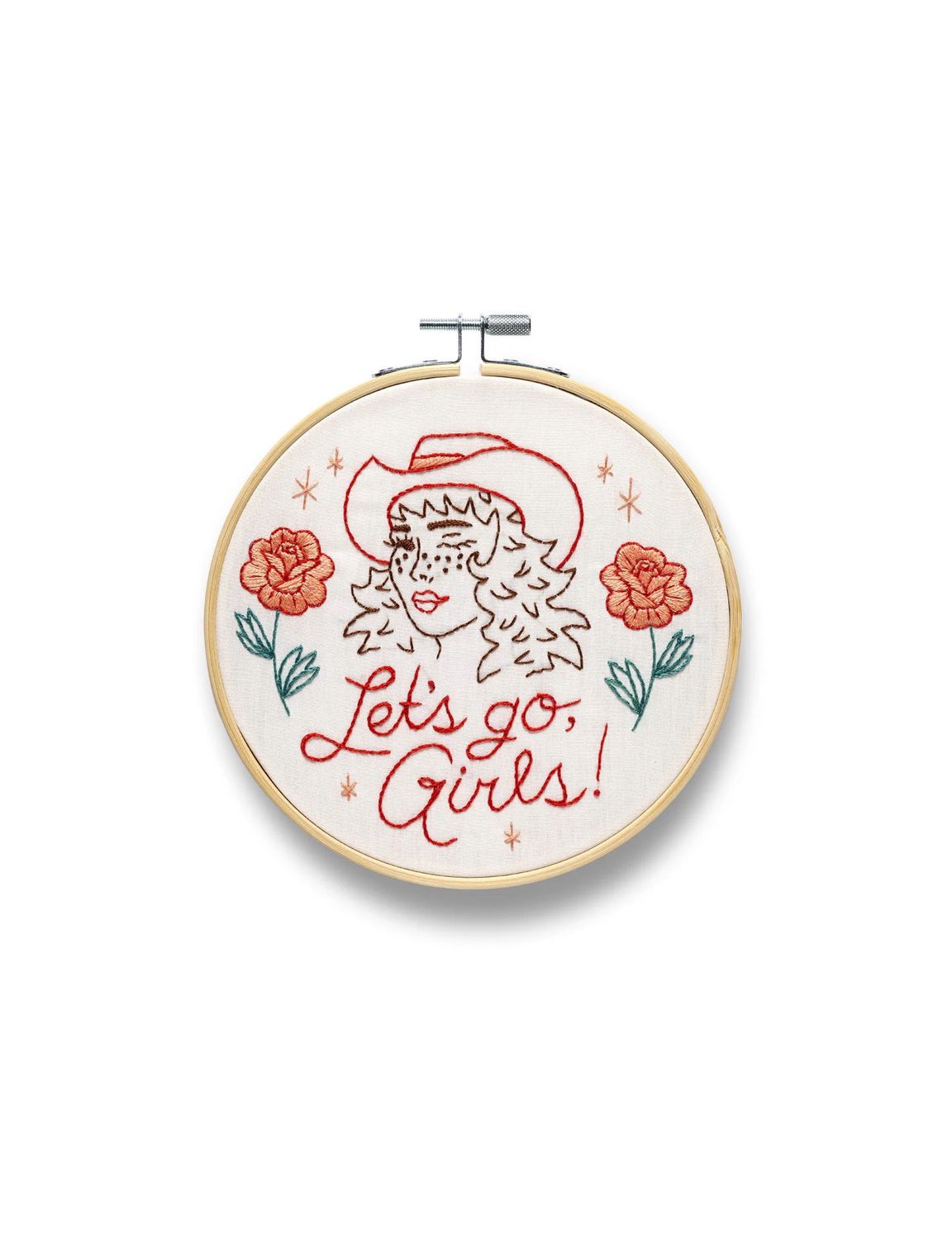 Let&#39;s Go Girls Embroidery Kit