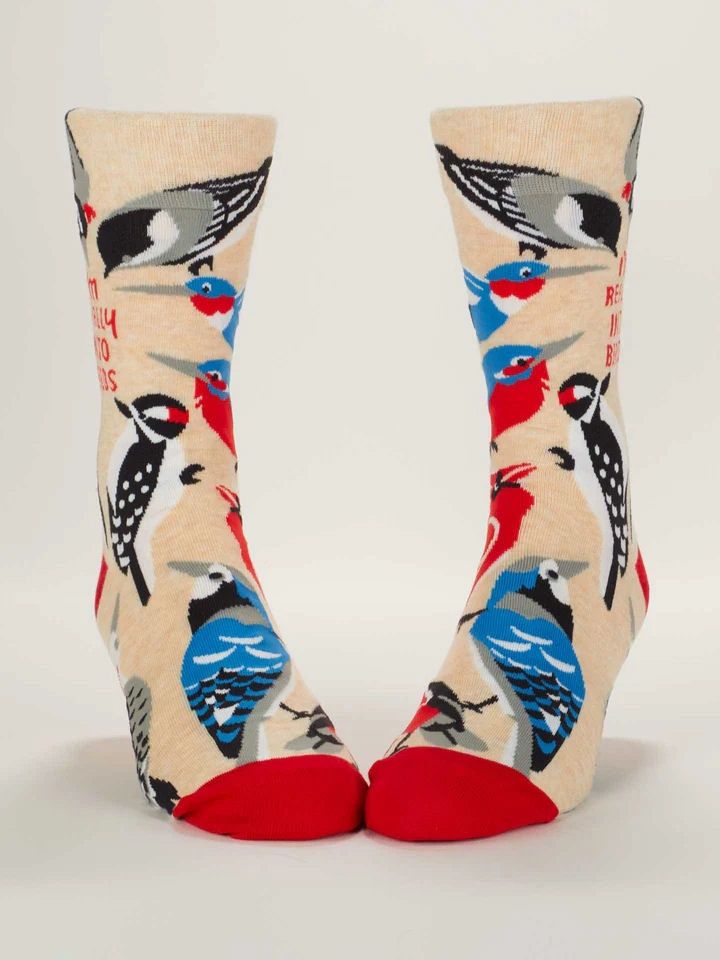 I’m Really Into Birds Blue Q Men's Socks