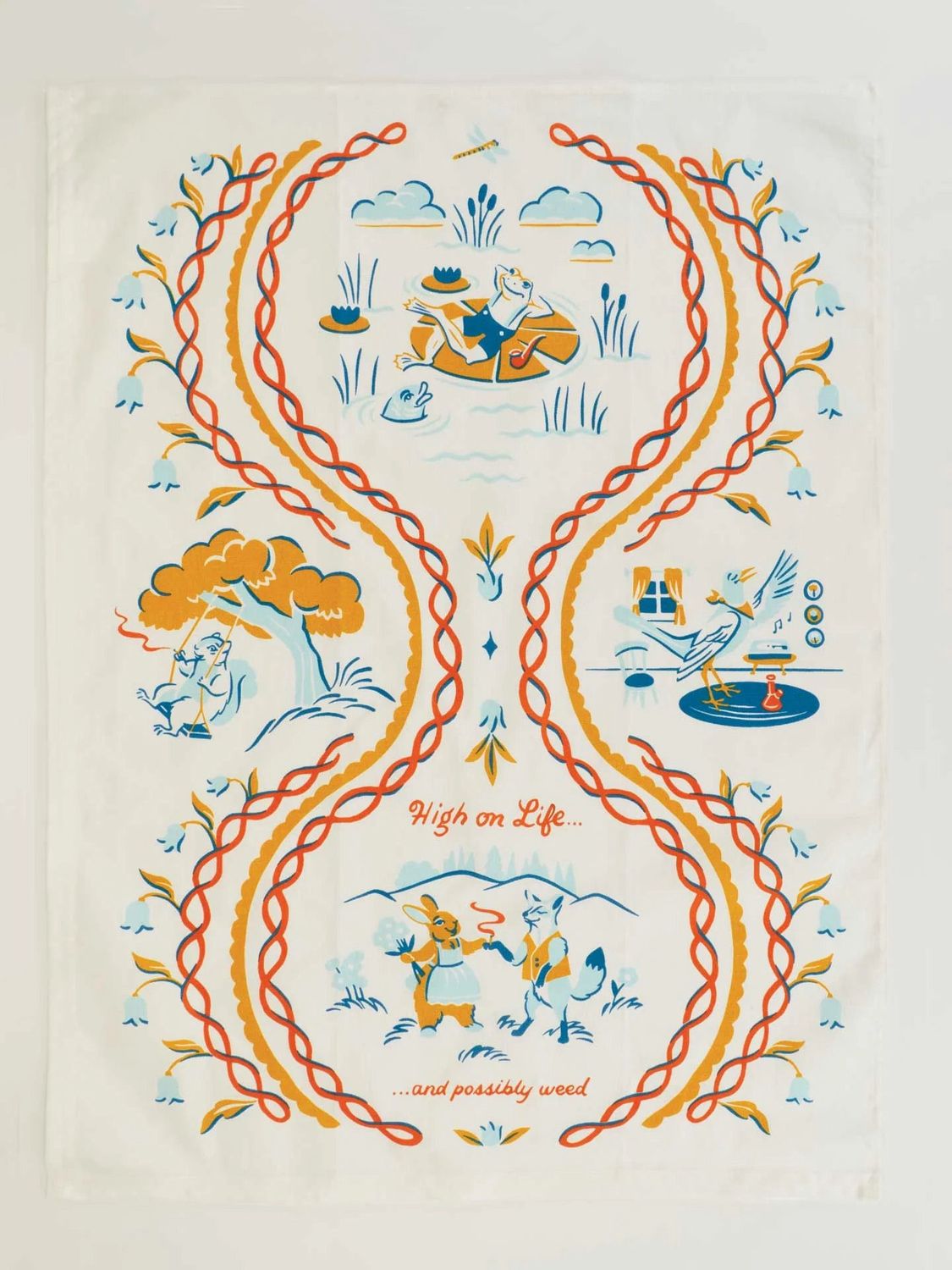 High On Life... And Possible Weed Kitchen Towel