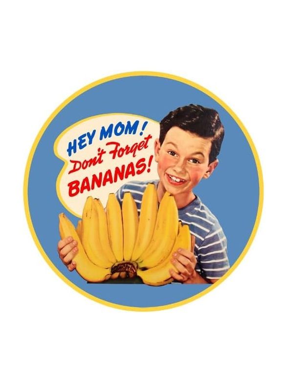 This Shit Is Fucking Bananas Round Magnet