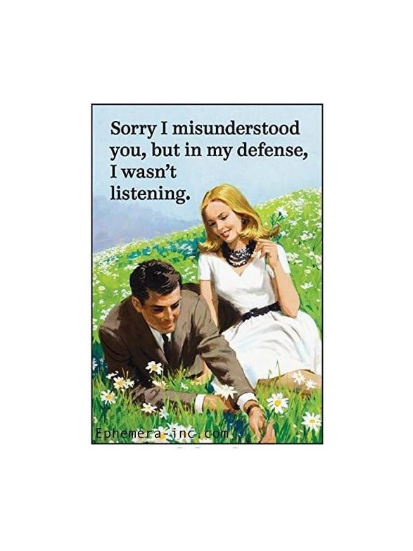 Sorry I Misunderstood You Magnet