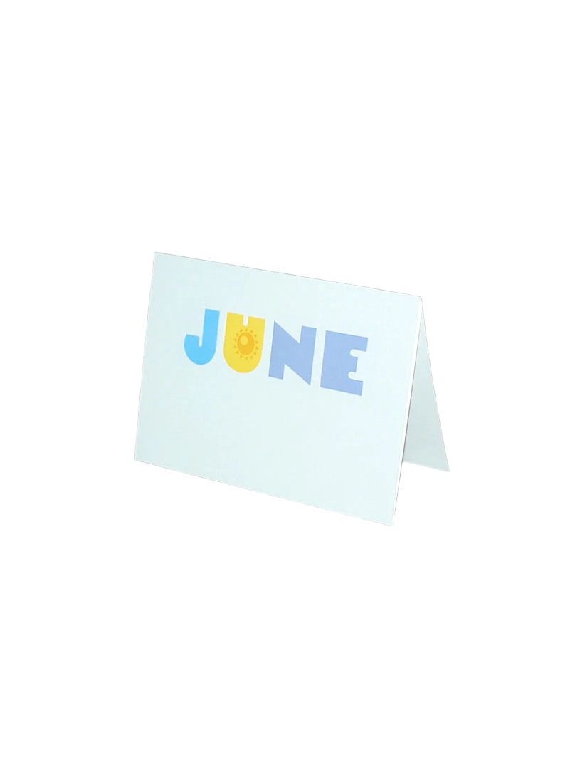 June Birthday Of The Month Card
