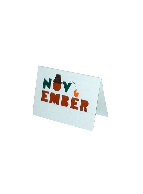 November Birthday Of The Month Card