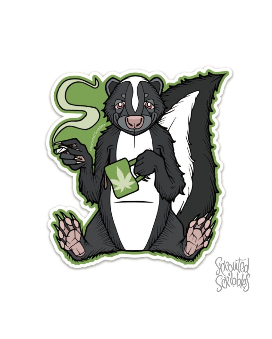 Stoner Skunk Sticker