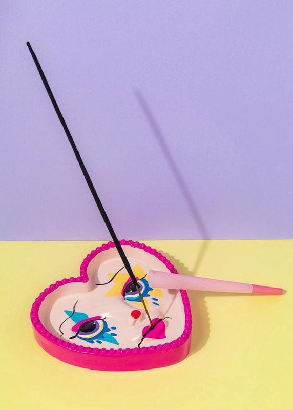 Clown Ashtray And Incense Holder