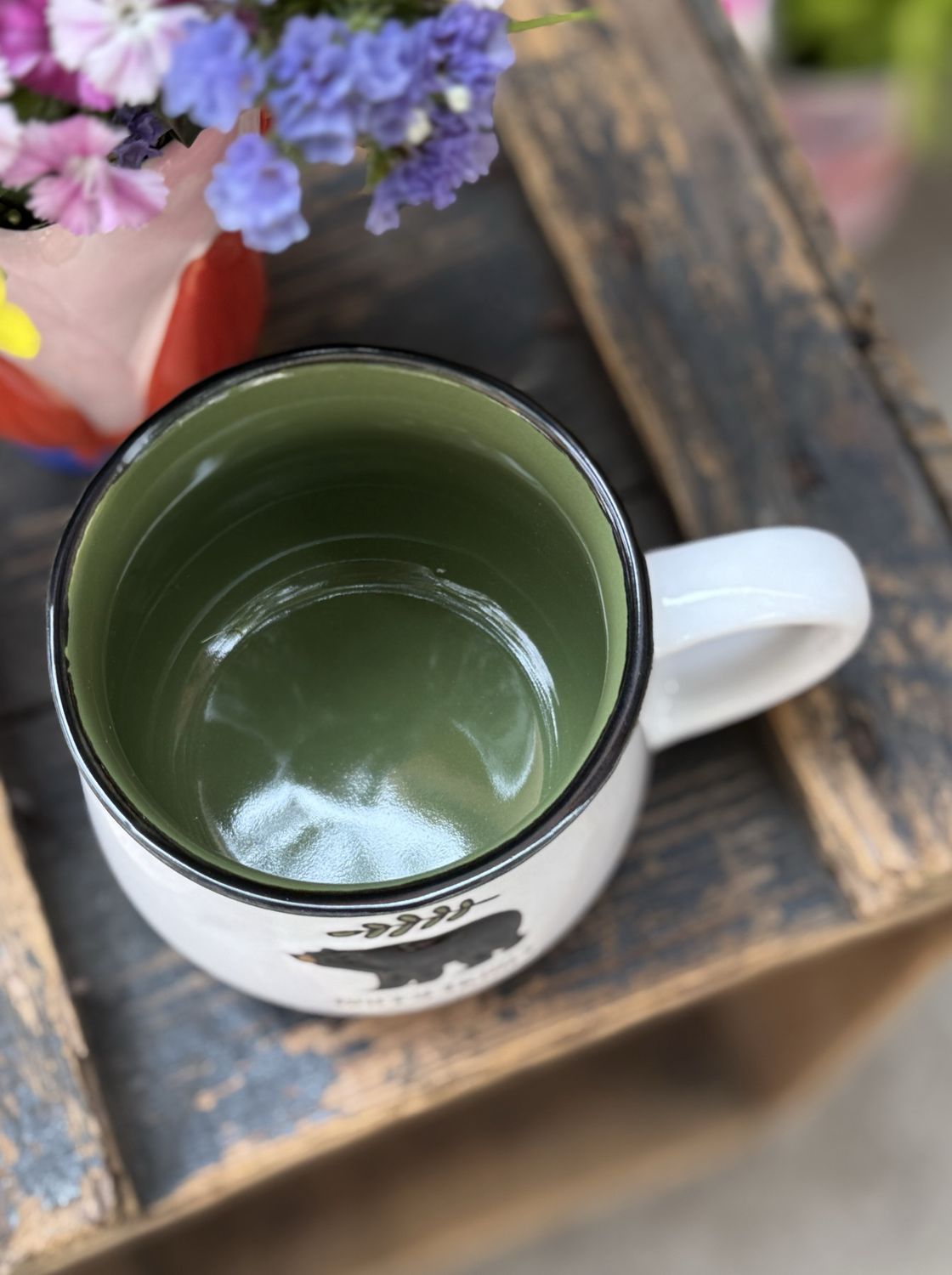 Happy Trails Asheville Bear Mug