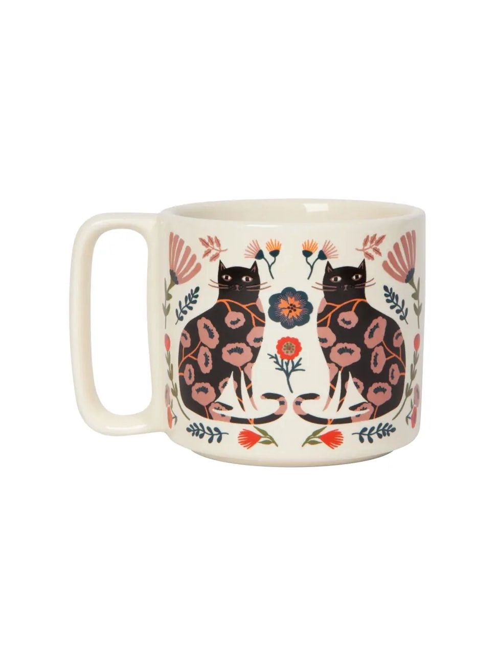 Catbloom Cats And Flowers Midi Mug