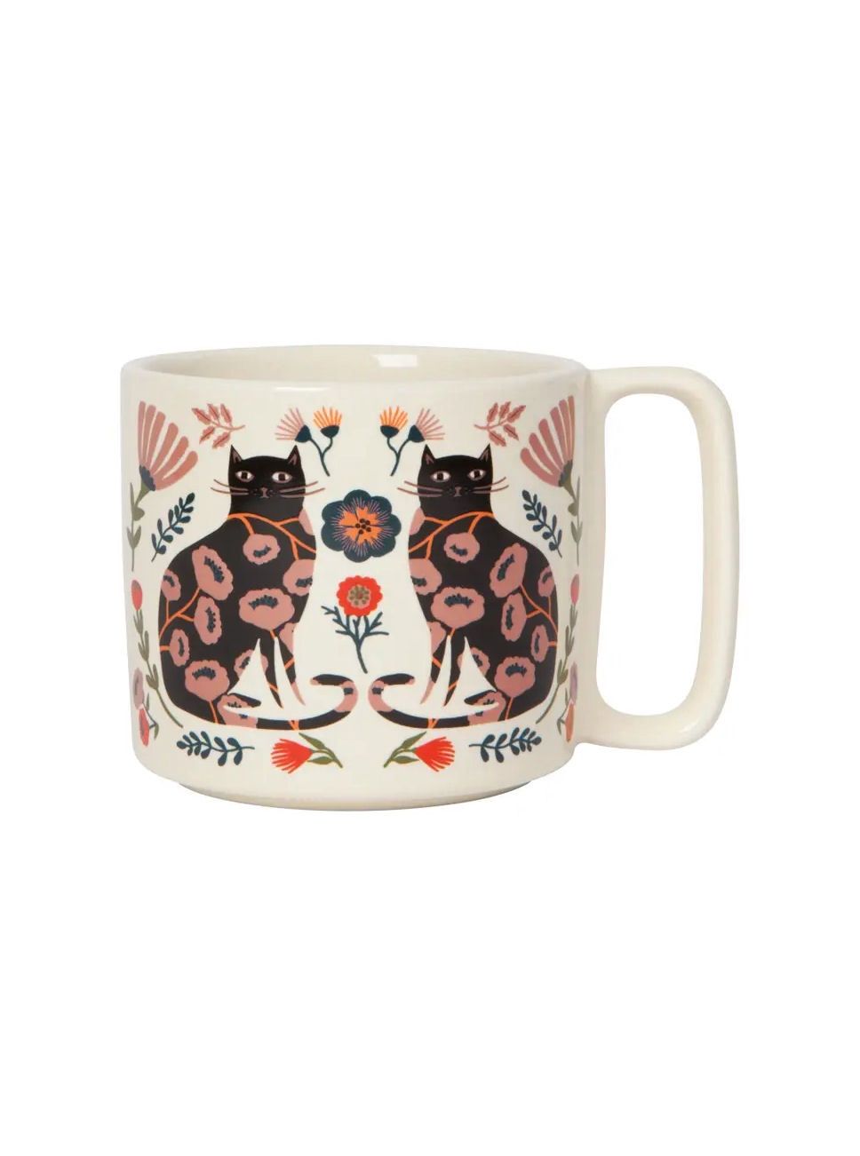 Catbloom Cats And Flowers Midi Mug