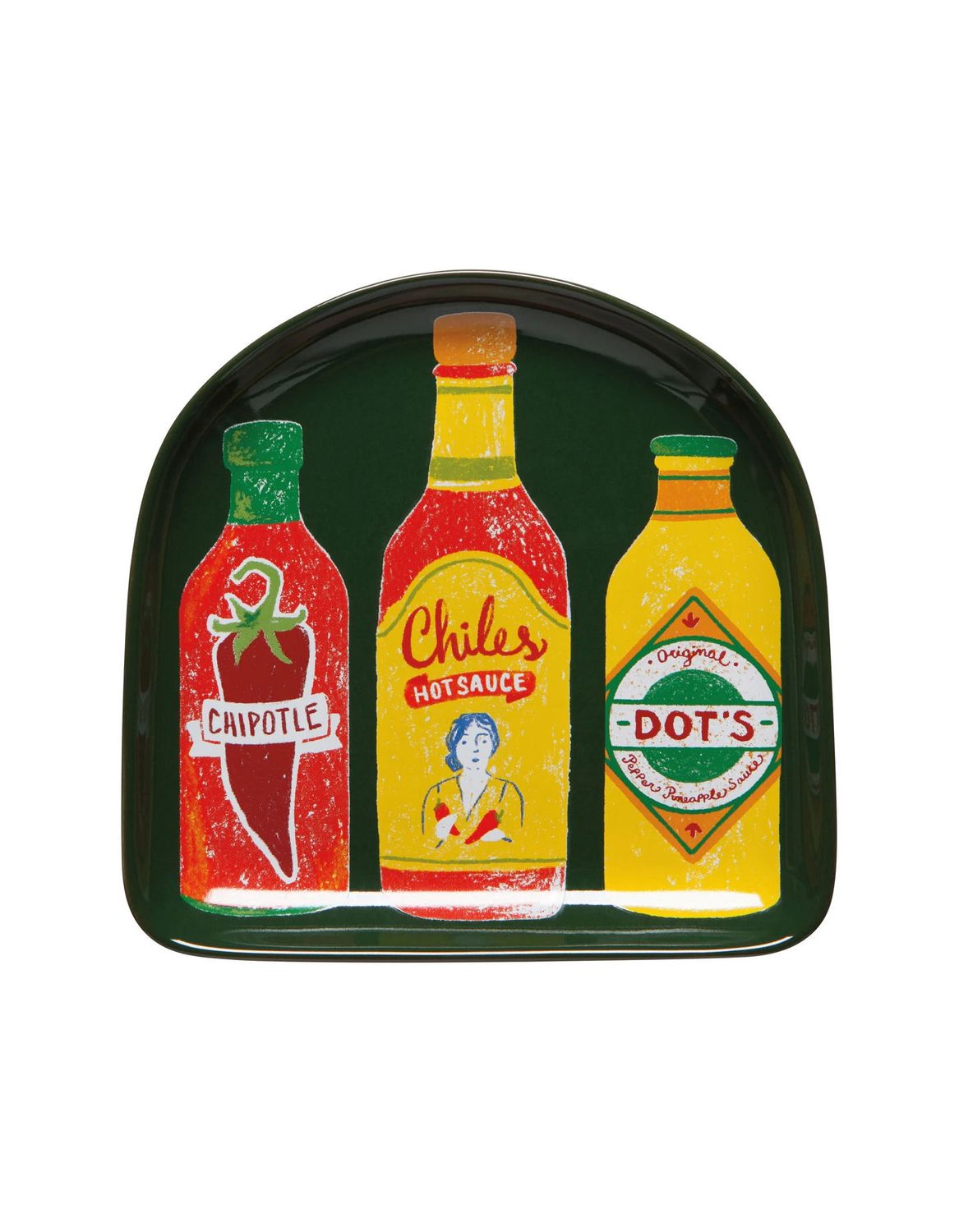Hot Sauces Dish Tray