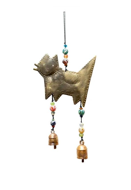 The Cat&#39;s Walk Beads And Bells Chime