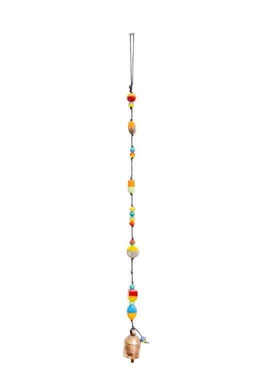 Two Shaded Colors Beads And Bell