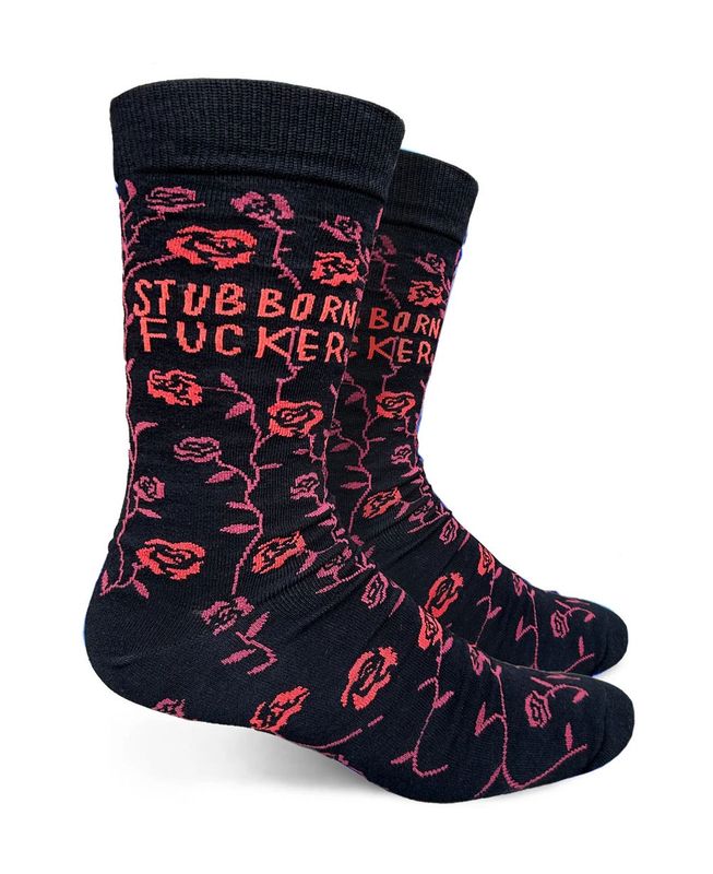Stubborn Fucker Men’s Crew Socks