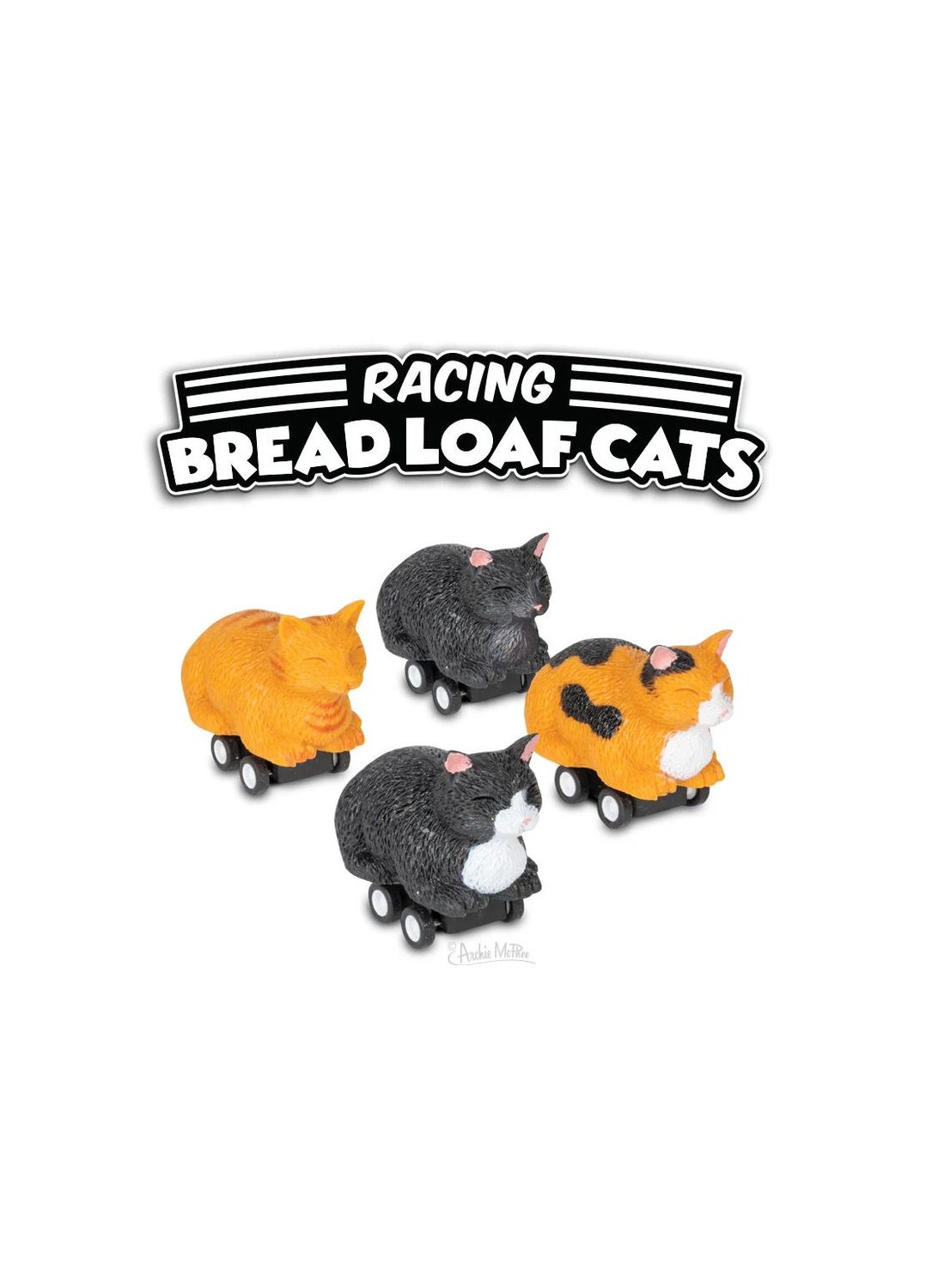 Racing Bread Loaf Cat