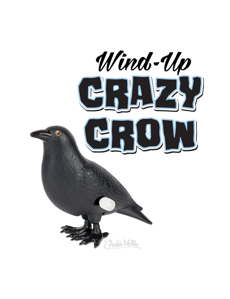 Wind-Up Crazy Crow Toy