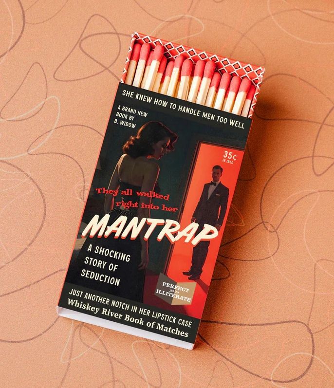 Pulp Friction Match Book, Color: Mantrap