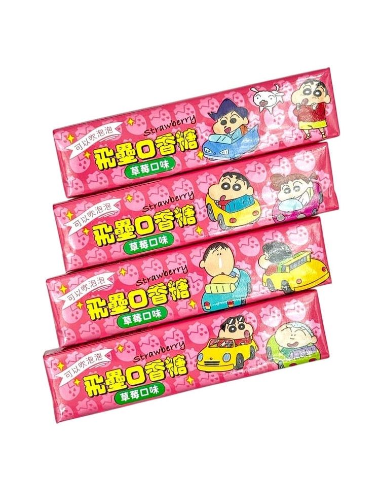 Strawberry Flavor Crayon Shinchan Bubble Gum