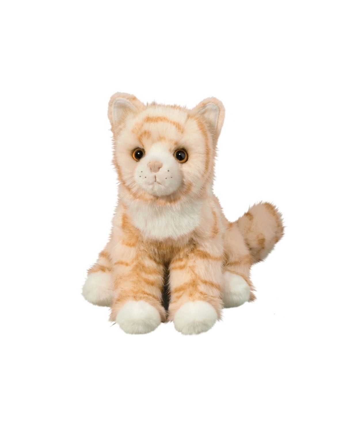 Adele Orange Striped Cat Stuffed Animal