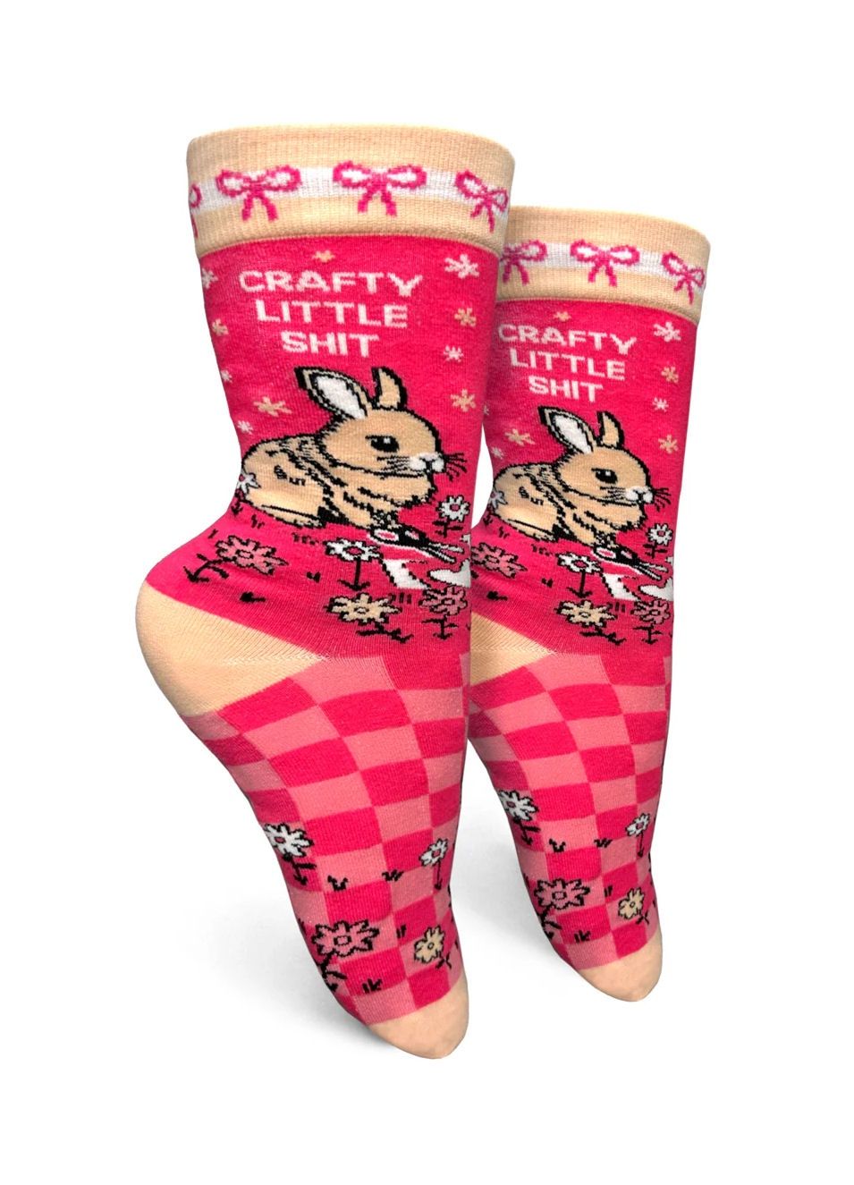 Crafty Little Shit Women&#39;s Crew Socks