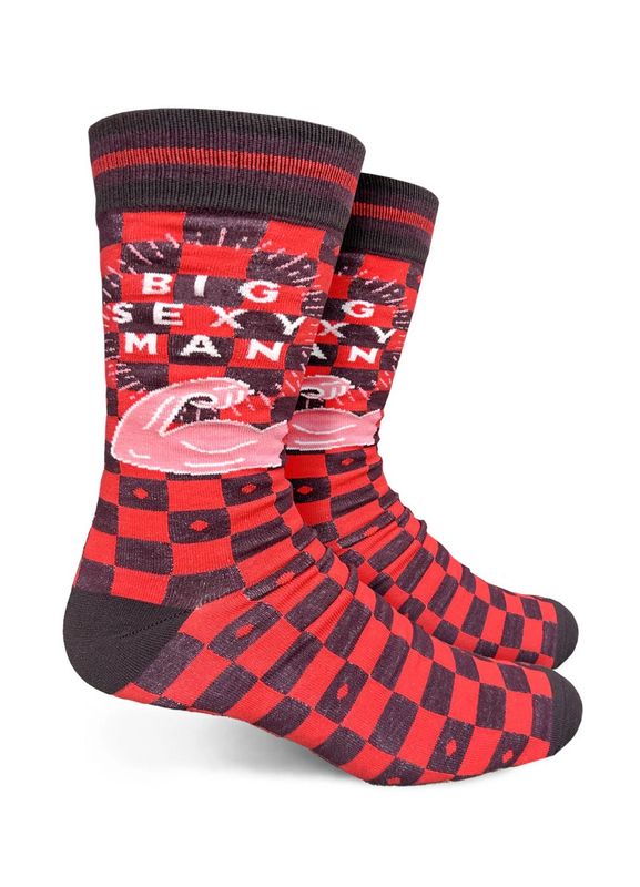 Big Sexy Man Men&#39;s Crew Socks